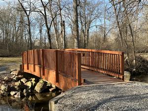 bridge crossing a creek
