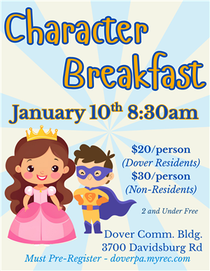 Character Breakfast 2026
