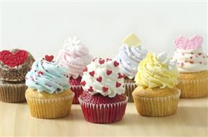 Variety of cupcakes