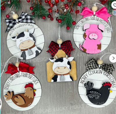 Farm Animals Ornament