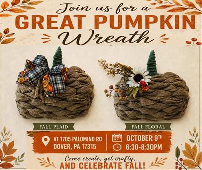 Pumpkin Wreath Workshop 26