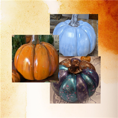 pumpkin ceramic painting